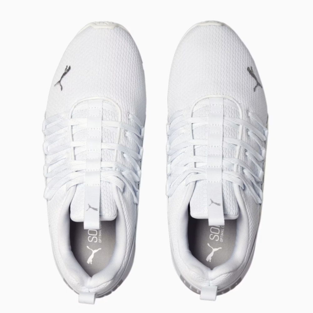 Puma AXELION PERF Men's Athletic Sneaker White US Size 10.5
